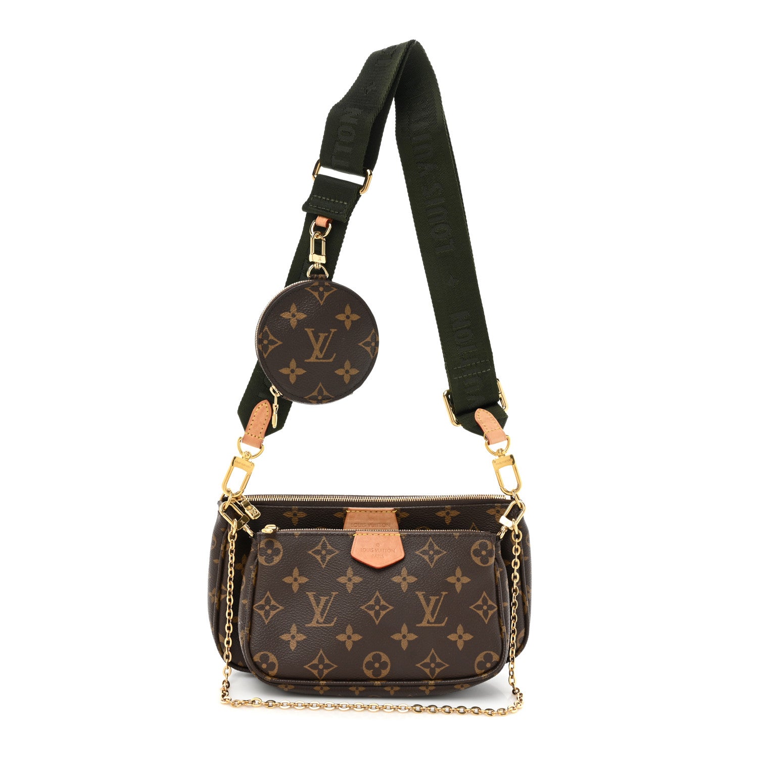 Louis Vuitton Monogram Multi Pochette Accessories Kaki 1 of 12