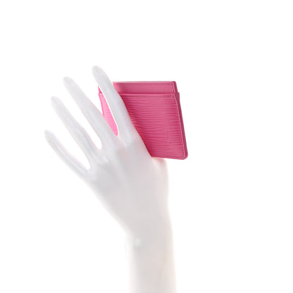 Louis Vuitton Epi Card Holder Pink 2 of 7