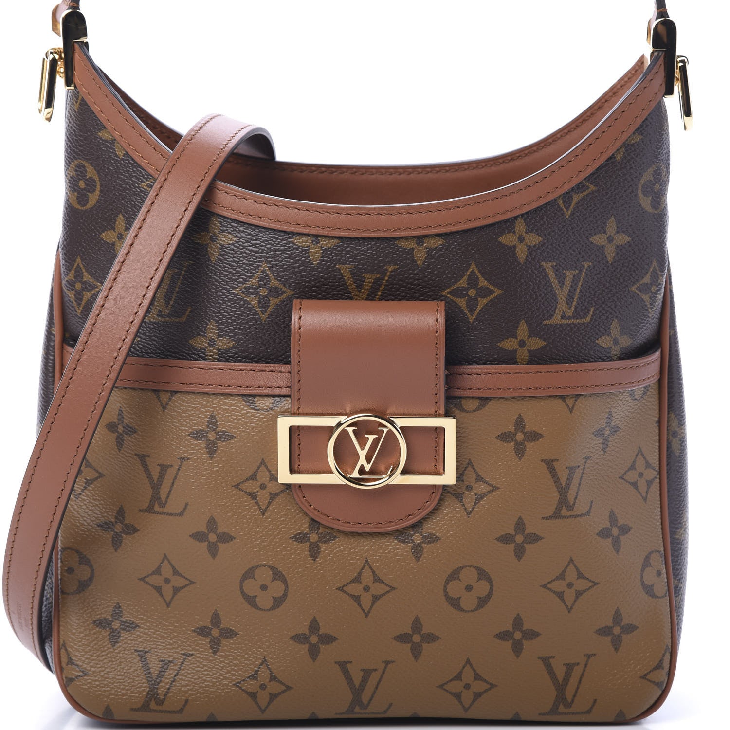 Louis Vuitton Reverse Monogram Dauphine Hobo PM 9 of 10