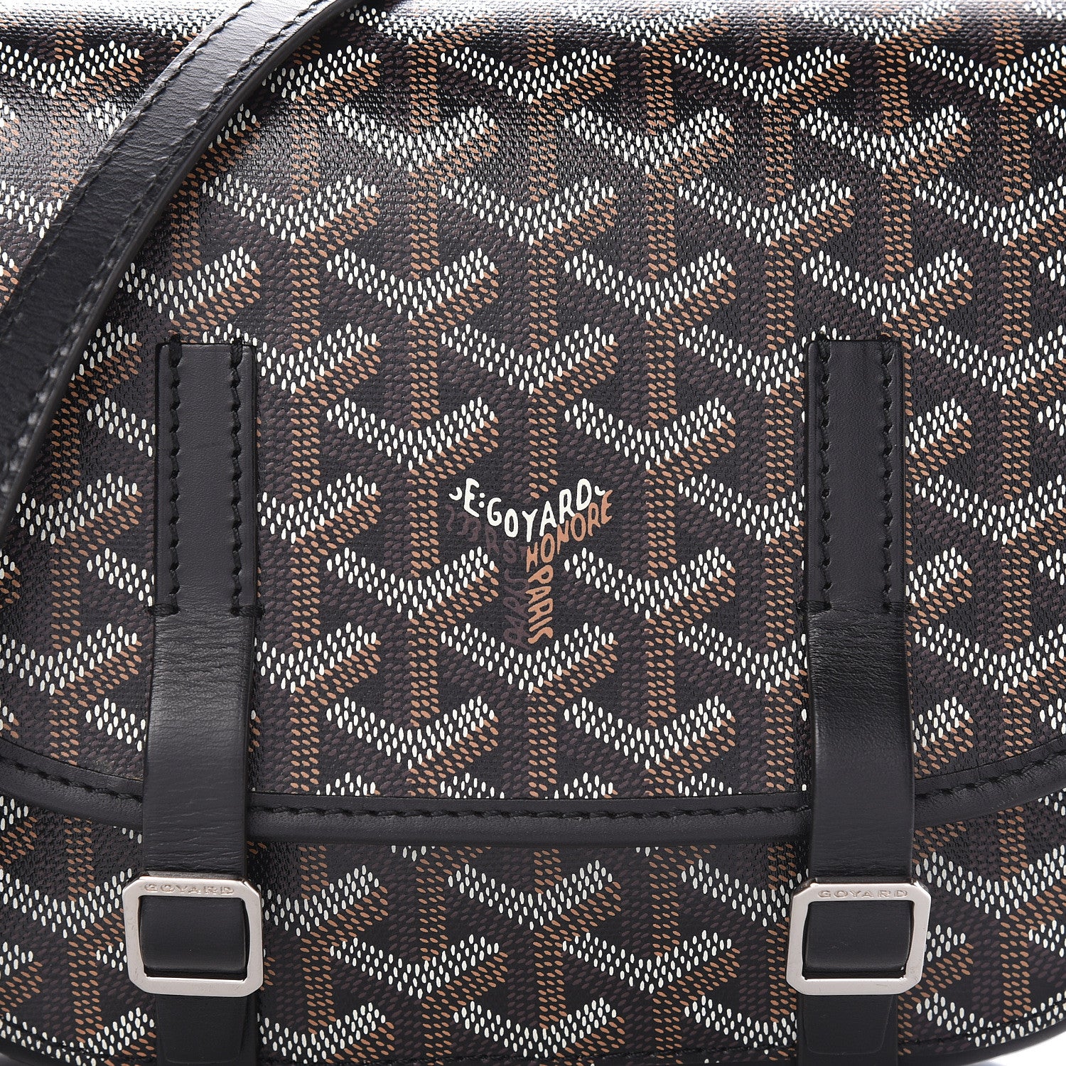 Goyard Goyardine Belvedere PM Messenger Bag Black 8 of 11