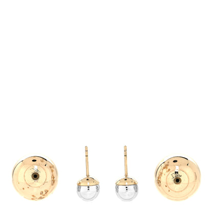 Christian Dior Mise En Dior Tribal Earrings Silver Gold 3 of 4