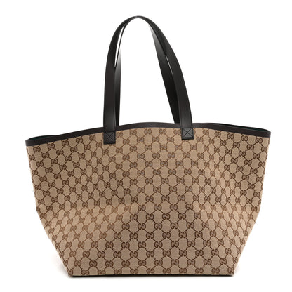 Gucci Monogram Medium Totissima Shopping Tote Beige Ebony 1 of 11