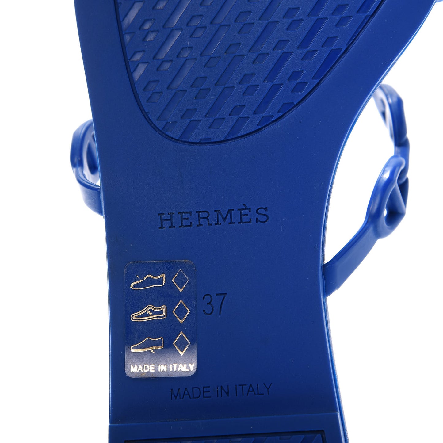 Rubber Chaine d'Ancre Rivage Sandals 37 Bleu Smalt