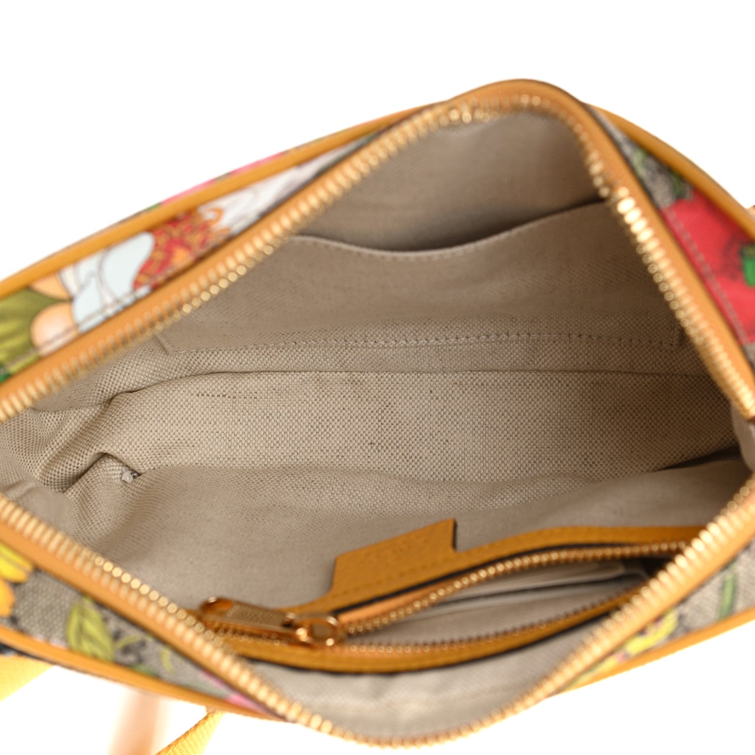 Gucci GG Supreme Monogram Flora Medium Ophidia Belt Bag Beige Multicolor Crop 5 of 9