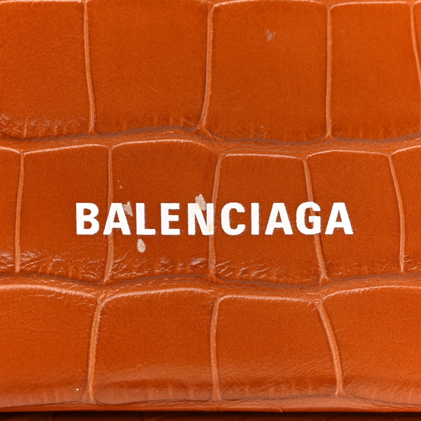 Extra Supple Calfskin Crocodile Embossed Small Tool 2.0 North-South Tote Camel