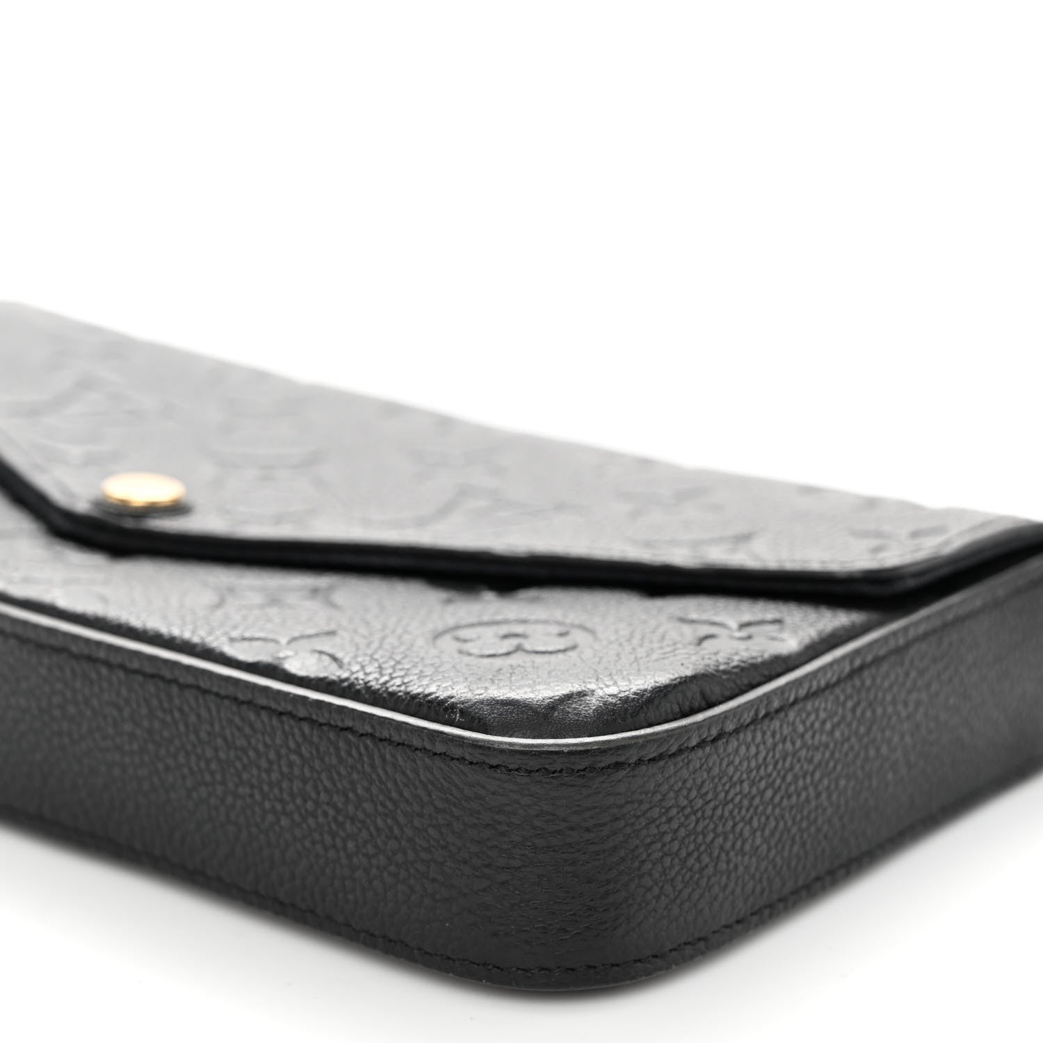 Louis Vuitton Empreinte Pochette Felicie Chain Wallet Black 9 of 10