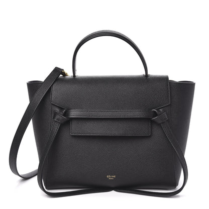 Celine Baby Grained Calfskin Mini Belt Bag Black 1 of 9