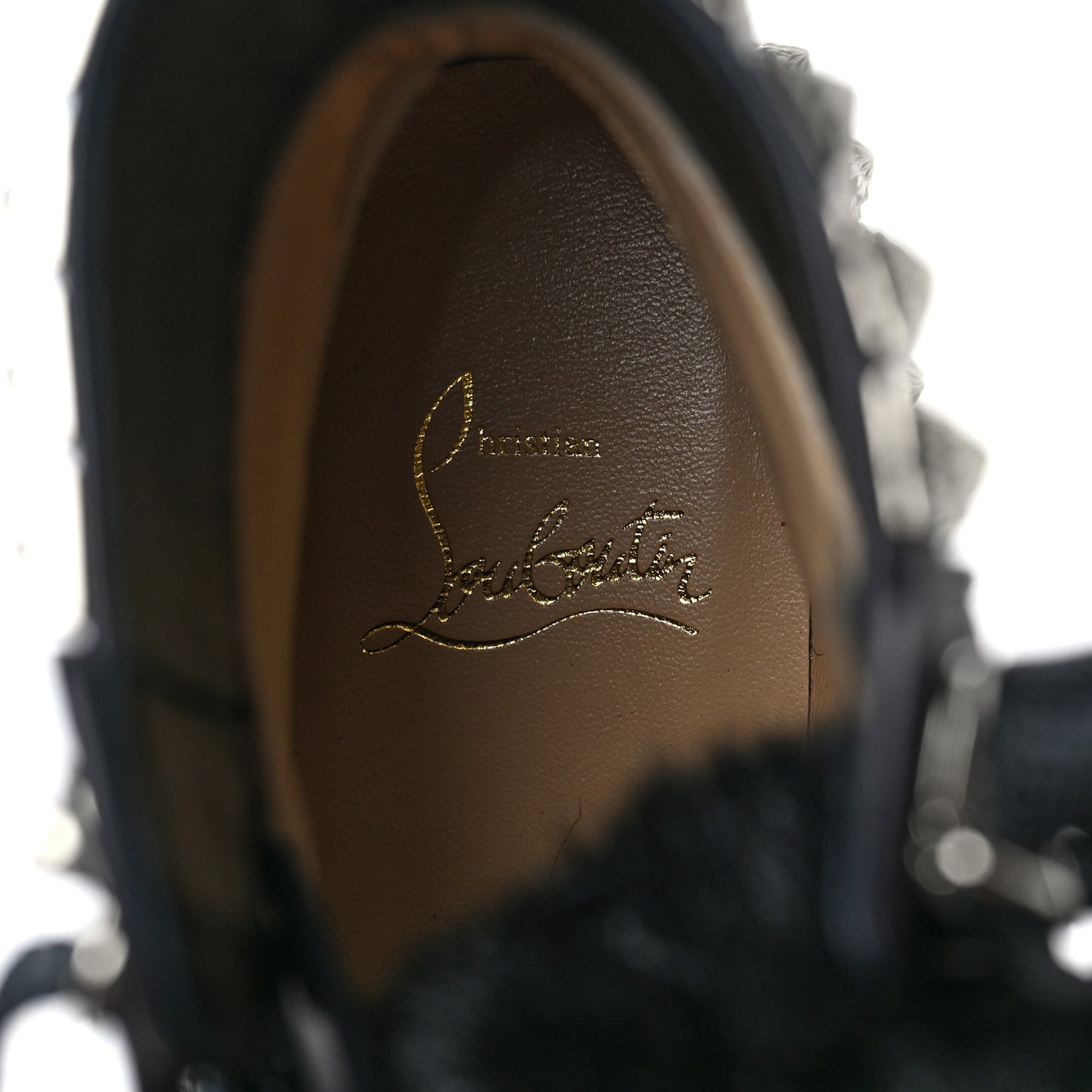 Calfskin Studded Shearling Yeti Donna Boots 36 Black