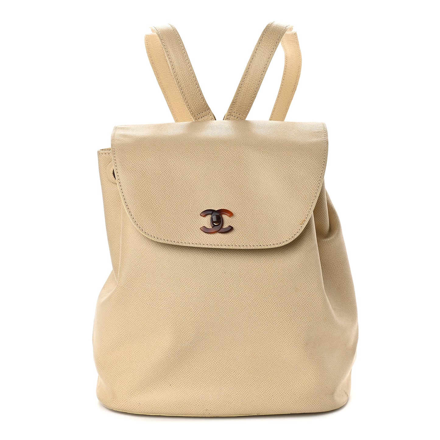 Caviar Tortoise CC Backpack Beige