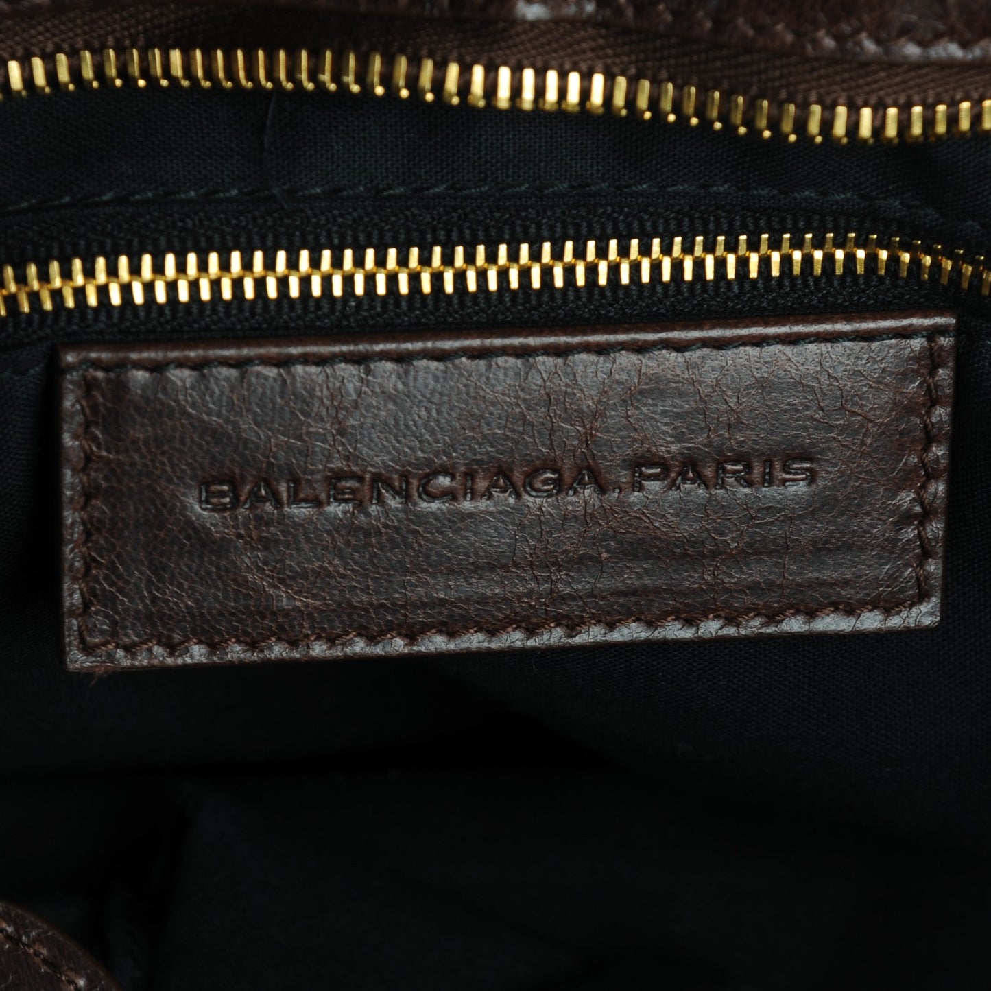 Agneau Giant 12 Gold Hardware City Cigare Fonce