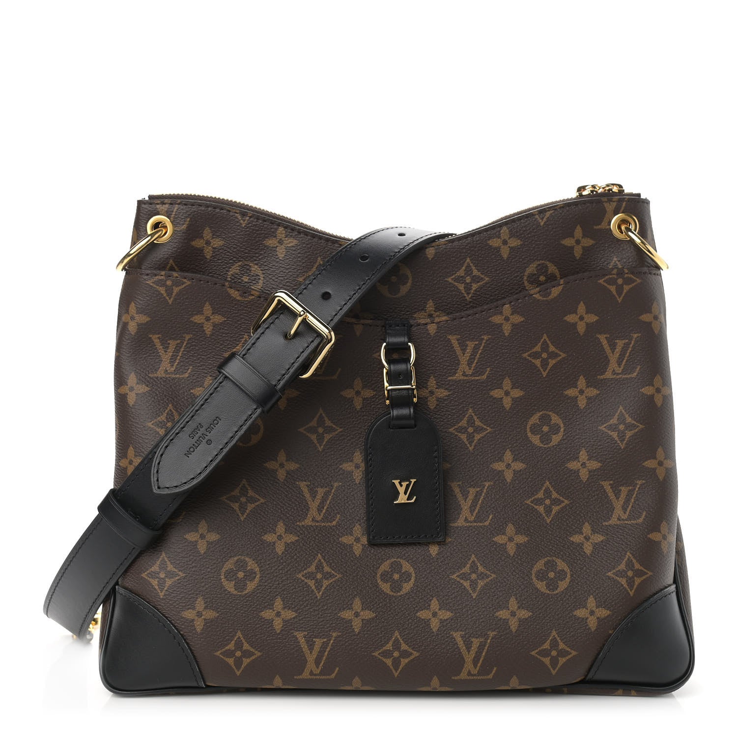 Louis Vuitton Monogram Odeon MM Black 1 of 10