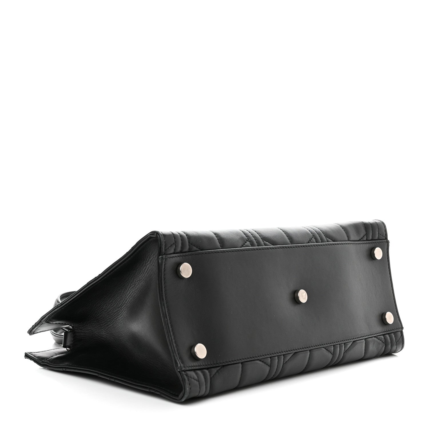 Gucci Calfskin Web Quilted Large Dionysus Tote Bag Black 4 of 10