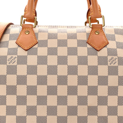 Louis Vuitton Damier Azur Speedy Bandouliere 30 8 of 12