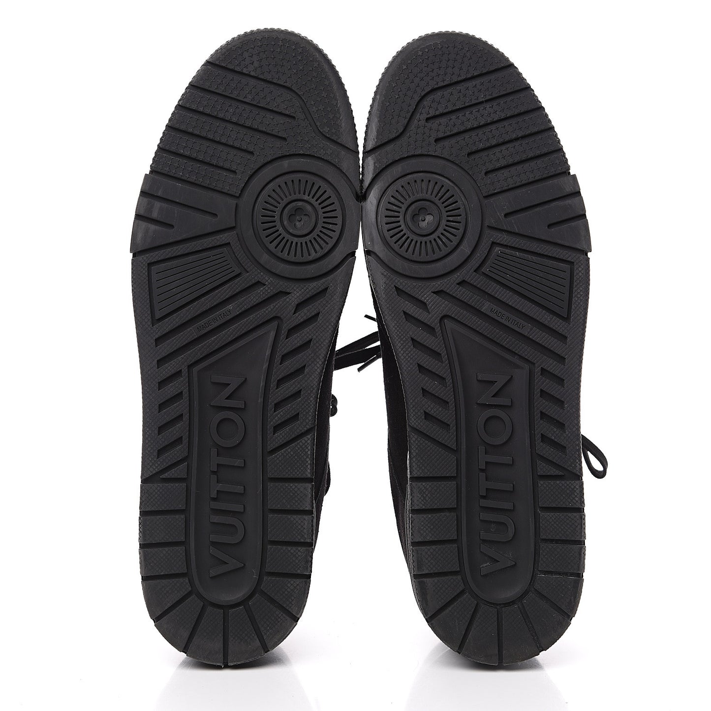 Suede Uniform Sneakers 10.5 Black