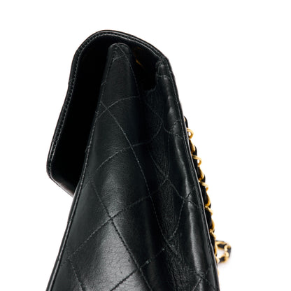 Chanel Lambskin Quilted XL Jumbo Single Flap Black 12 of 14
