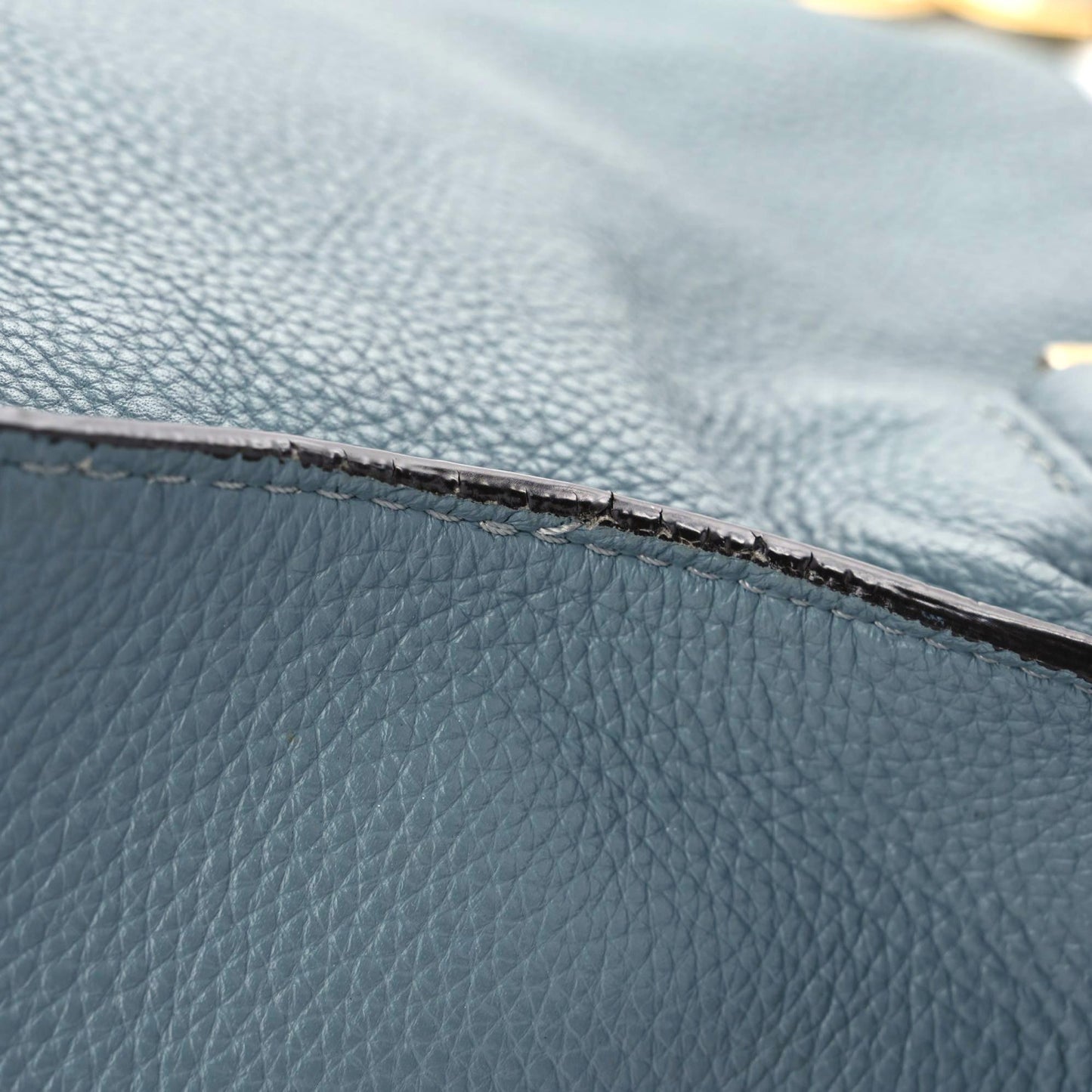 Calfskin Medium Marcie Satchel Cloudy Blue