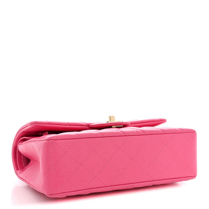 Chanel Caviar Quilted Small Double Flap Pink 4 of 10