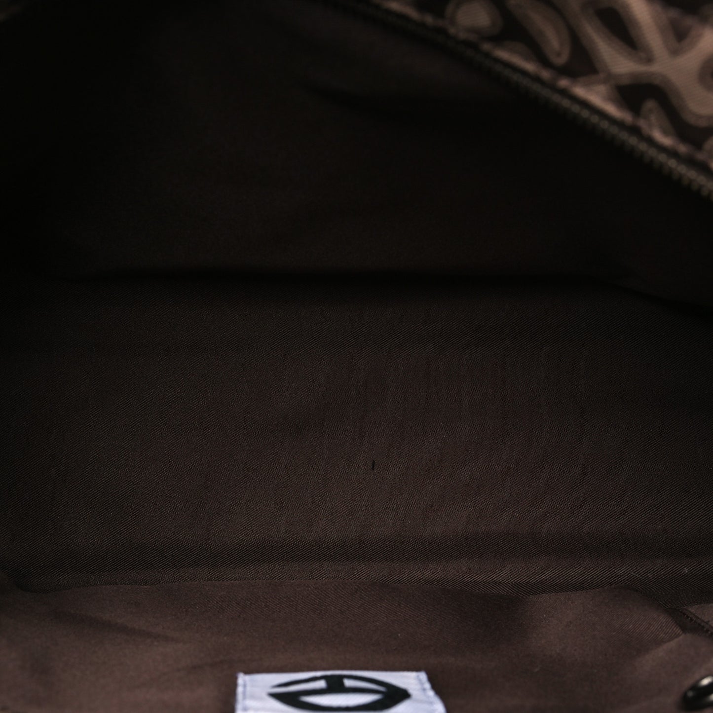 Monogram Jacquard Medium Shopping Bag Chocolate