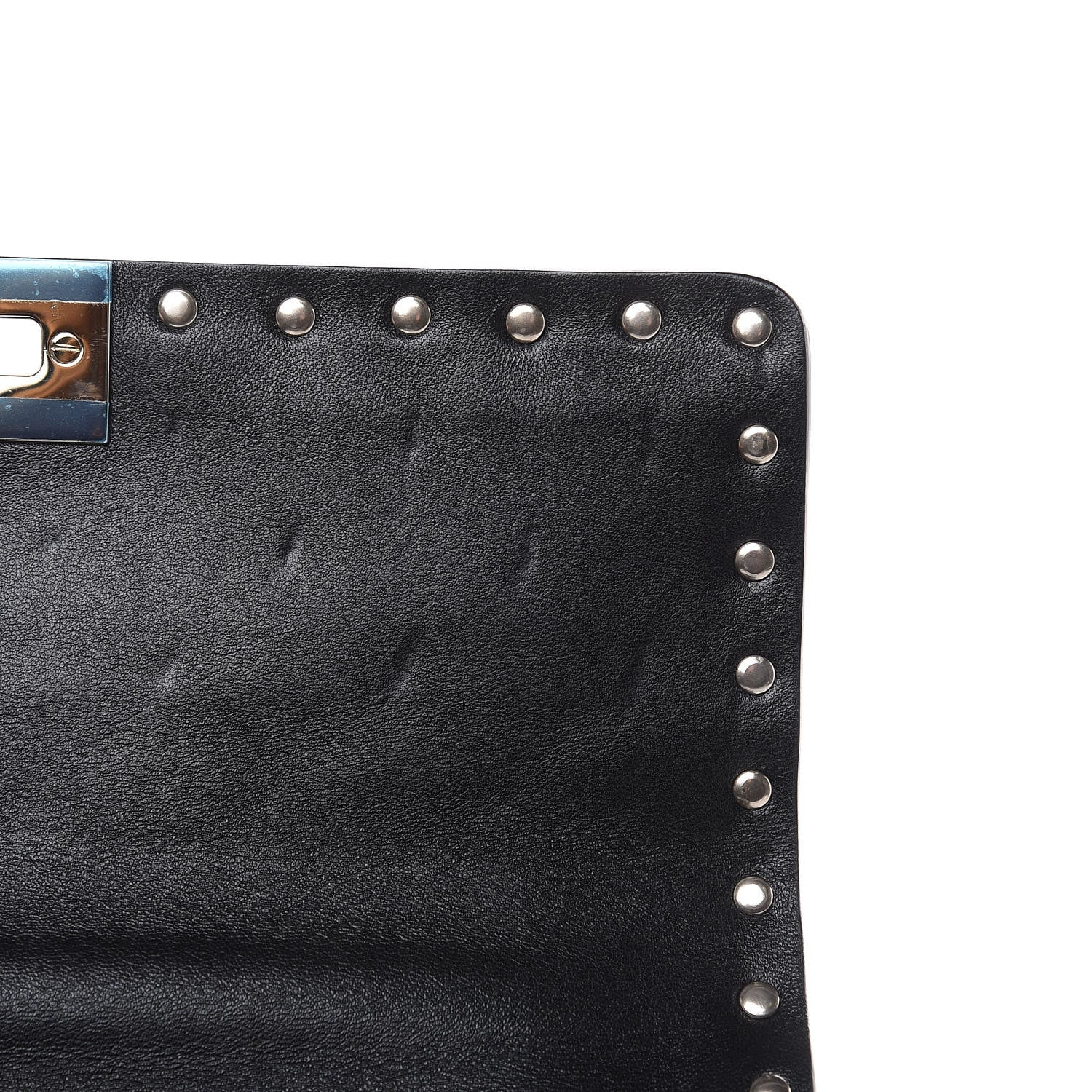 Valentino Garavani Lambskin Medium Rockstud Spike Shoulder Bag Black 10 of 11