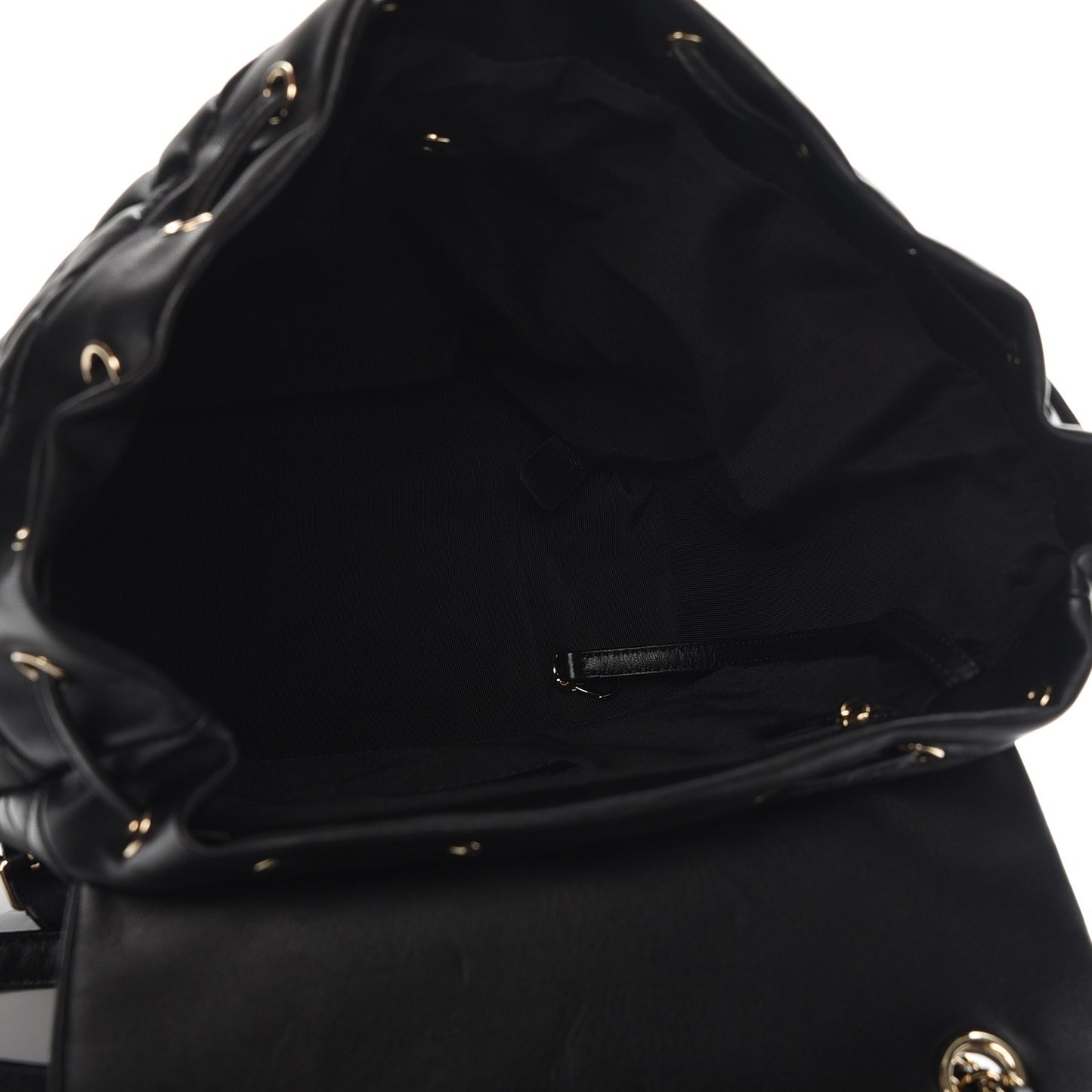 Lambskin Quilted Large Urban Spirit Backpack Black