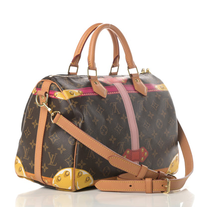Louis Vuitton Monogram Summer Trunks Speedy Bandouliere 30 3 of 15