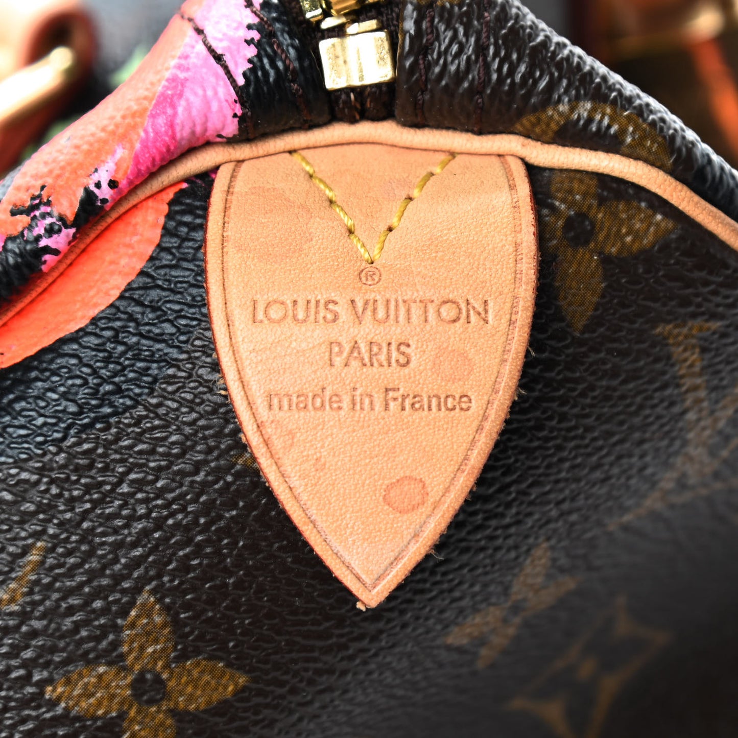 Monogram Roses Speedy 30