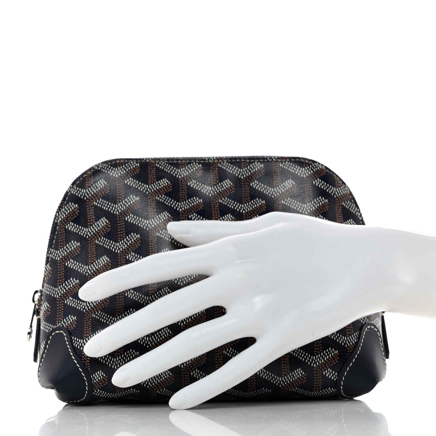 Goyard Goyardine Vendome Toiletry Pouch Navy 2 of 6