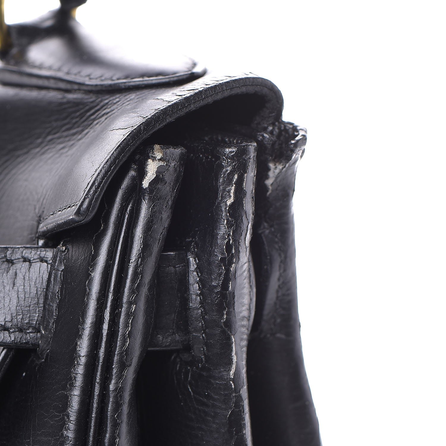 Hermes Box Kelly Retourne 28 Black 31 of 40