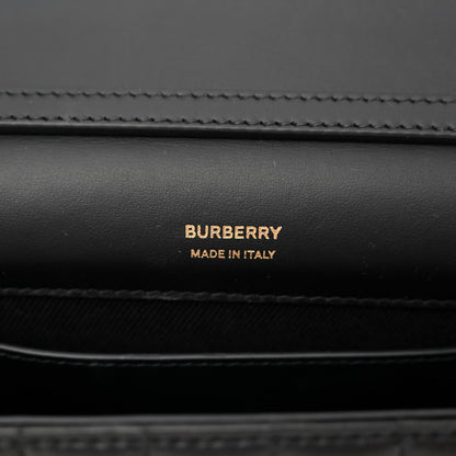 Burberry Lambskin Quilted Lola Clutch On Chain Black 6 of 10