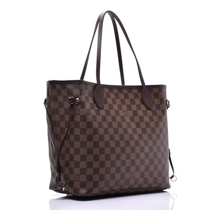 Louis Vuitton Damier Ebene Neo Neverfull MM Rose Ballerine 3 of 9
