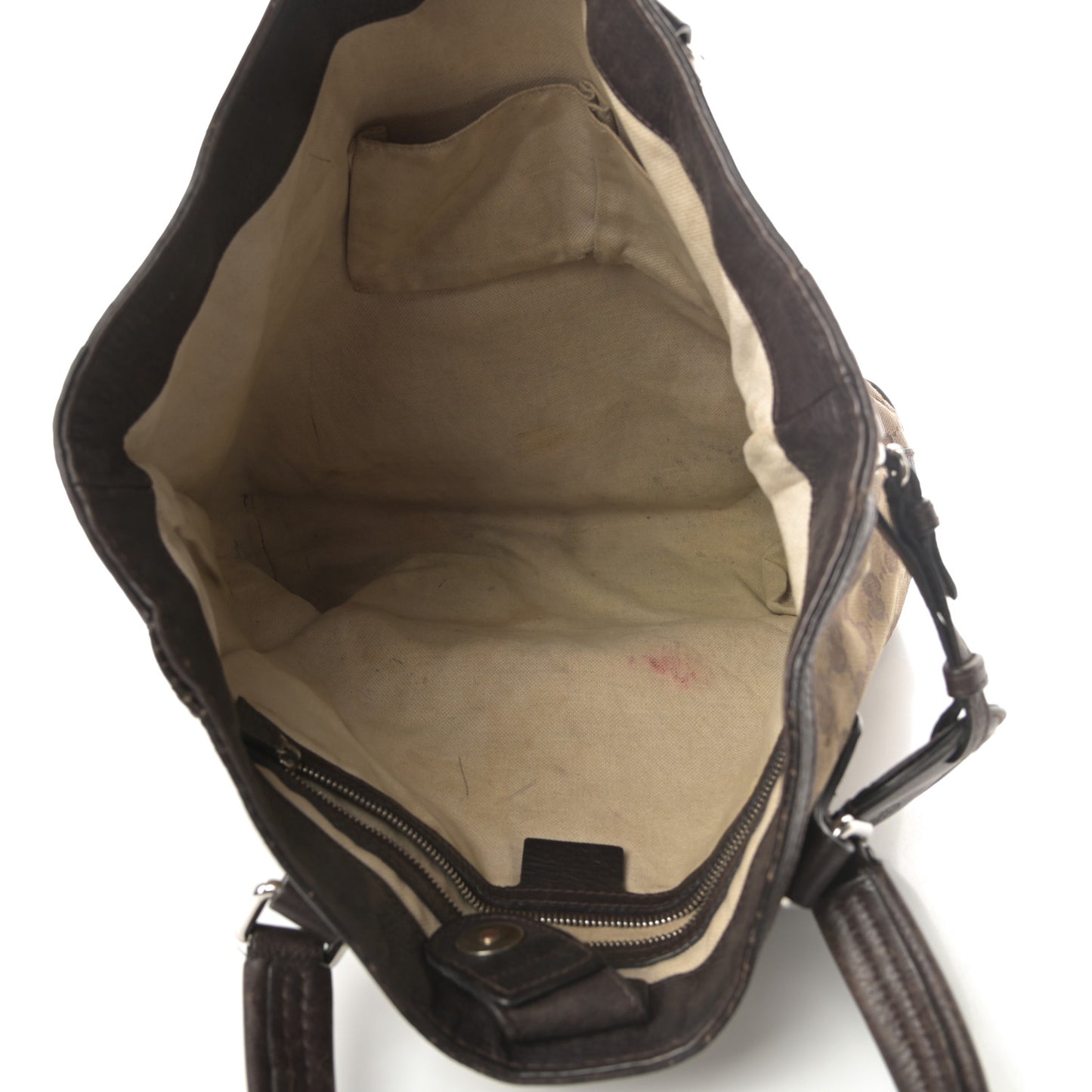 Monogram Tote Dark Brown