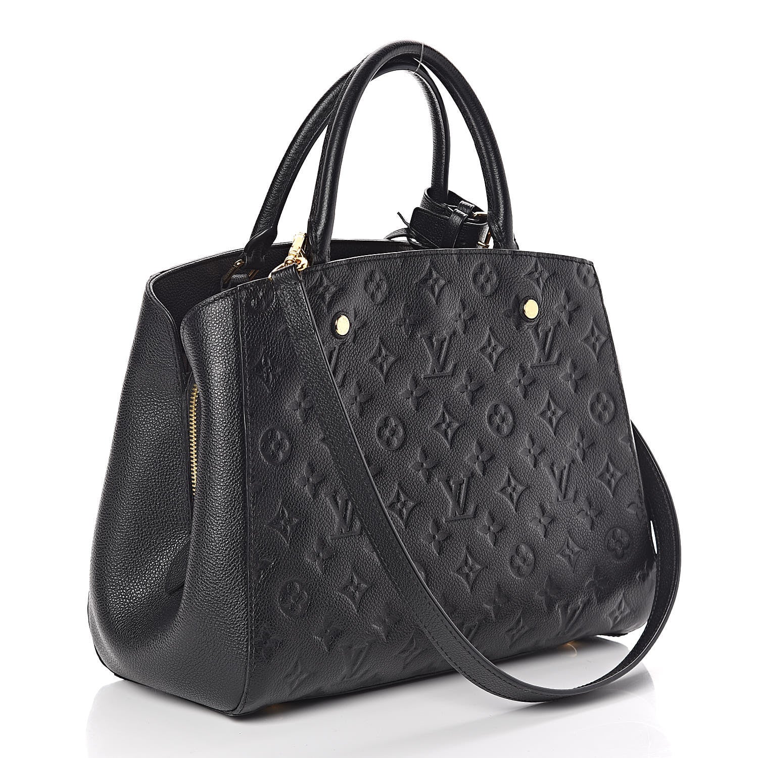 Louis Vuitton Empreinte Montaigne MM Black 3 of 9