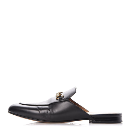 Gucci Calfskin Womens Princetown Slippers 40 Black 1 of 16