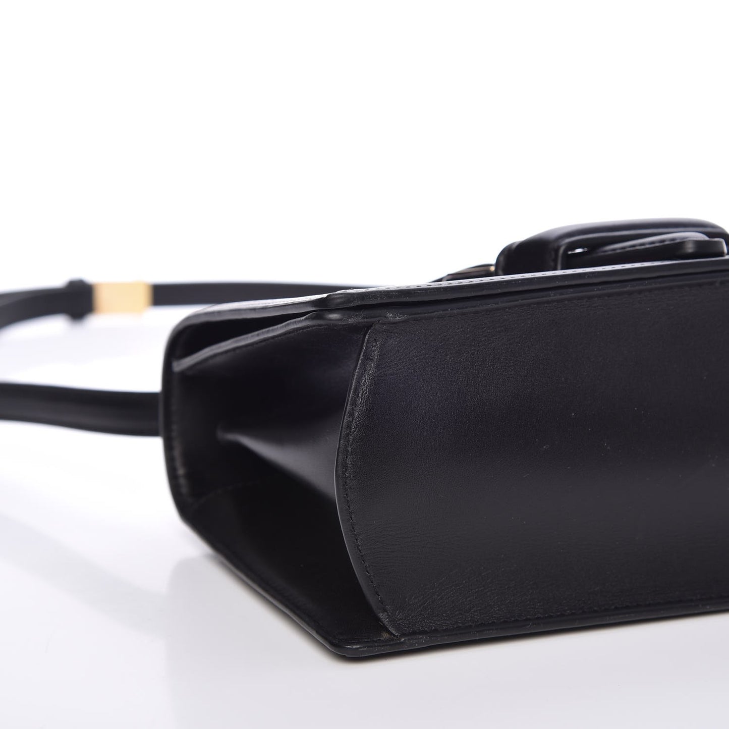 Calfskin Barcelona Striped Shoulder Bag Multicolor