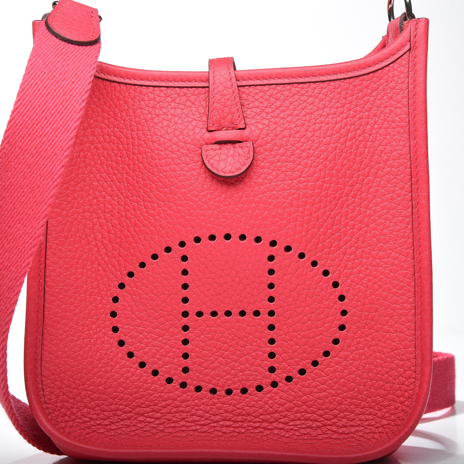 Hermes Taurillon Clemence Evelyne TPM Rose Extreme 7 of 10