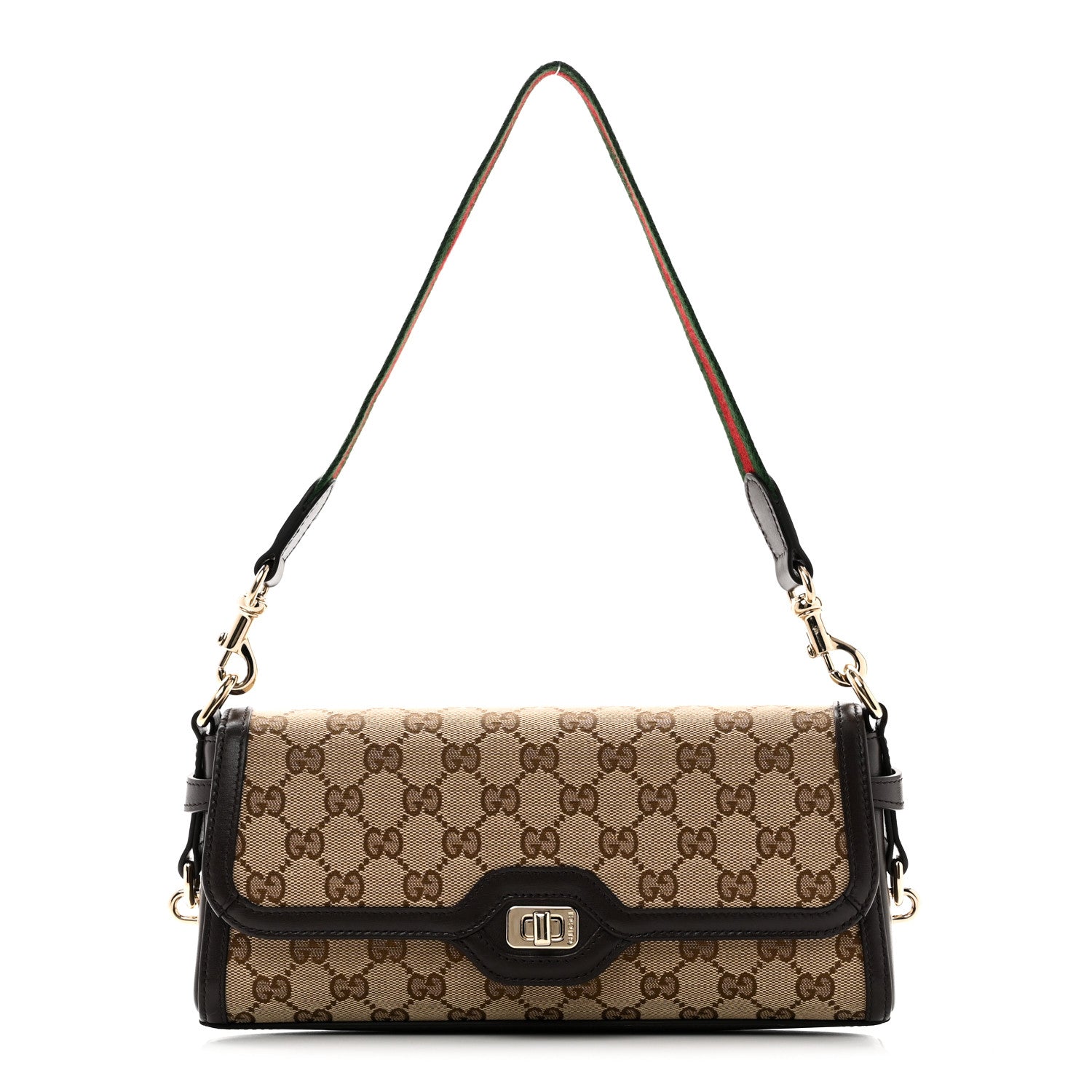 Gucci Monogram Medium Luce Shoulder Bag Beige Ebony 1 of 9