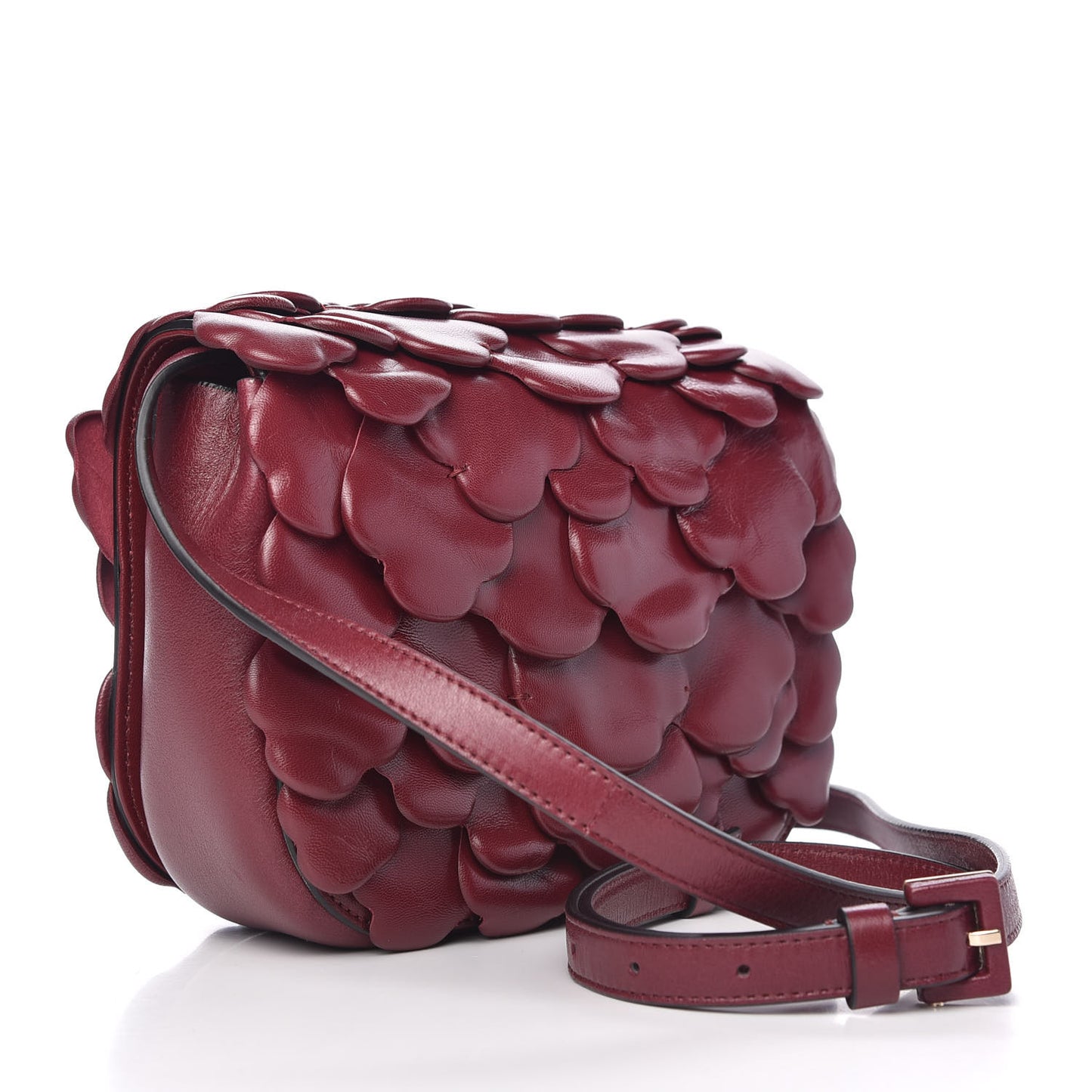 Nappa Atelier 03 Rose Edition Small Flap Crossbody Bag Cerise