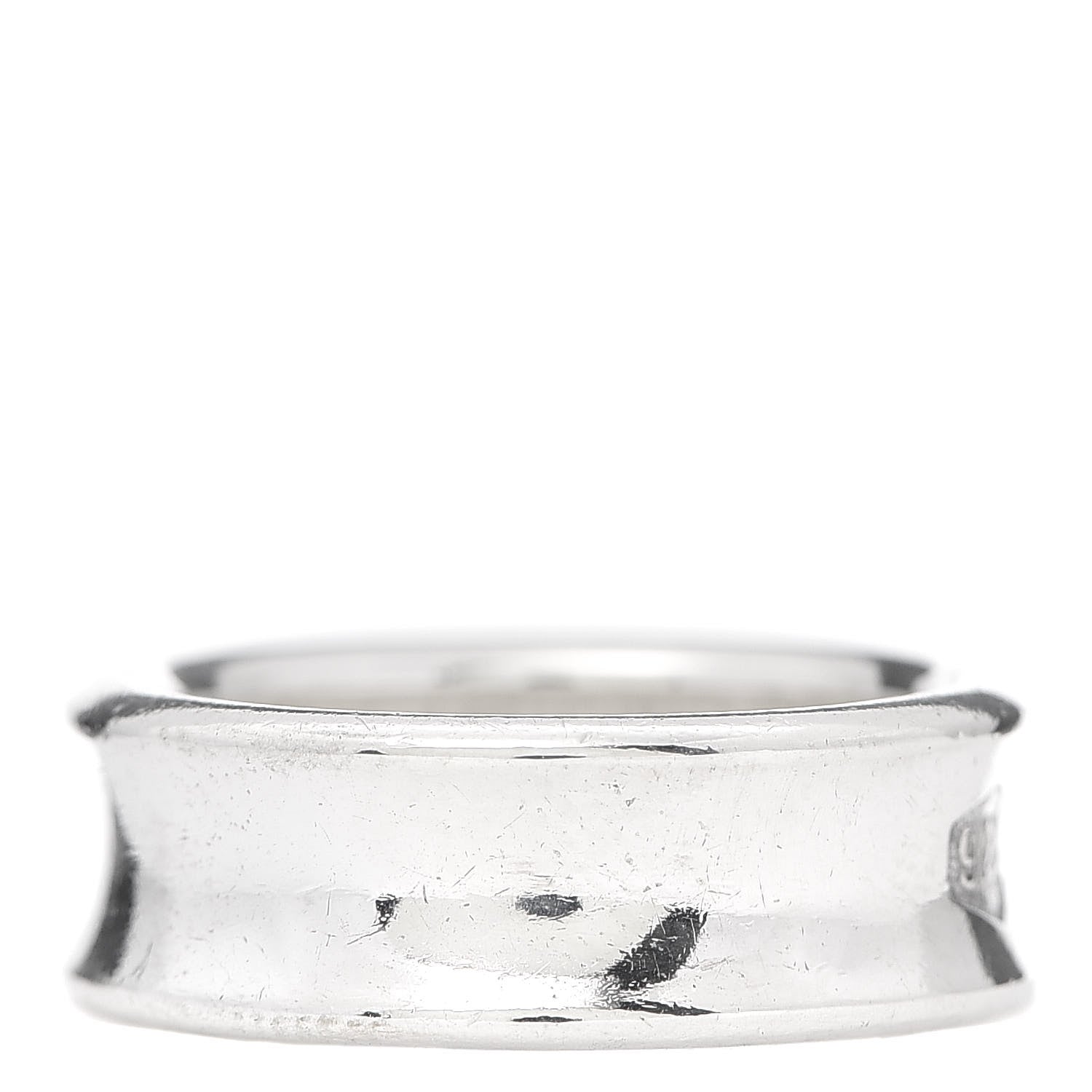 Tiffany Sterling Silver 1837 Band Ring 50 5.25 3 of 4