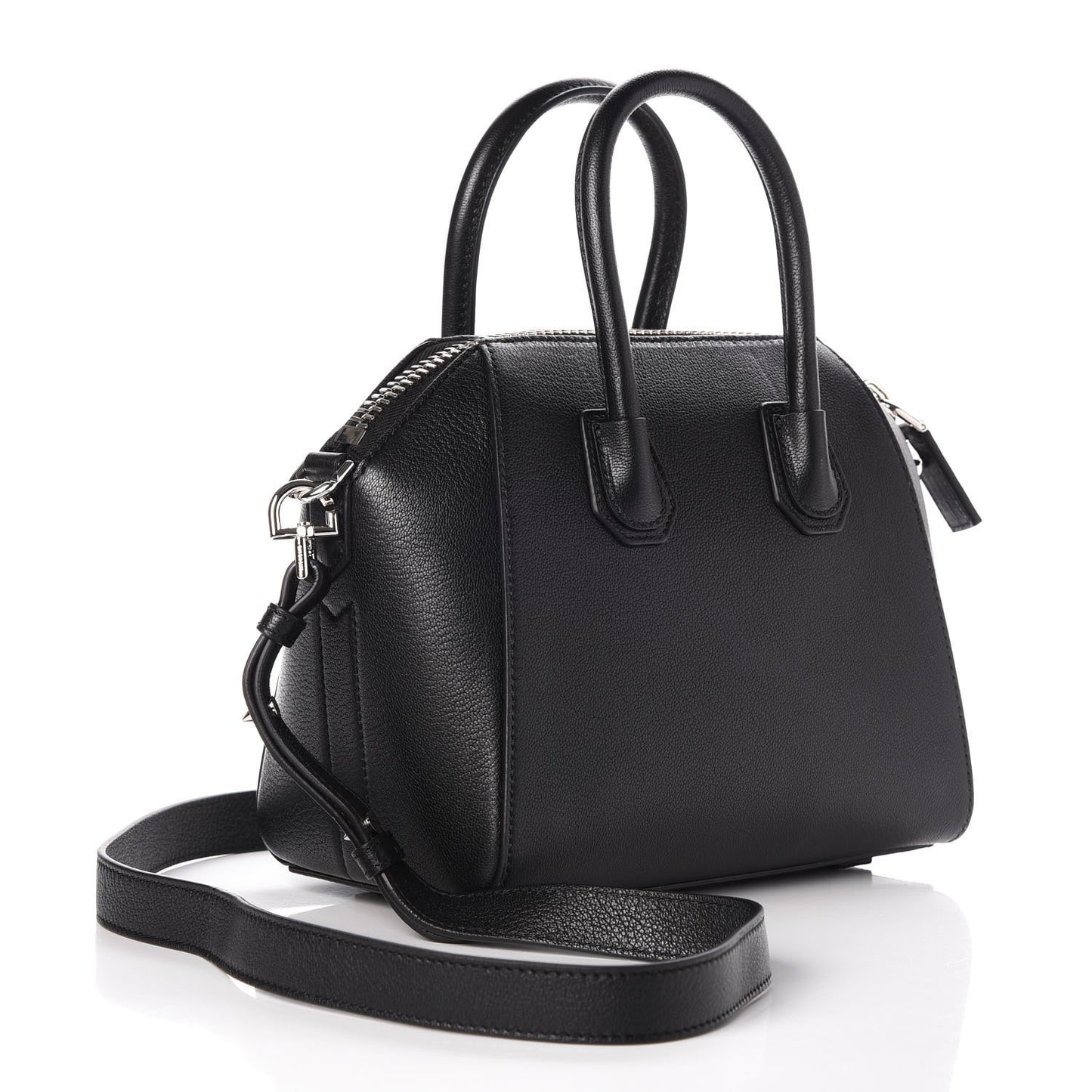 Sugar Goatskin Mini Antigona Black