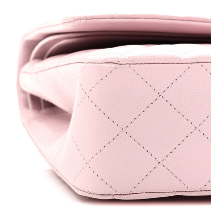 Chanel Caviar Quilted Medium Double Flap Light Pink 9 of 11