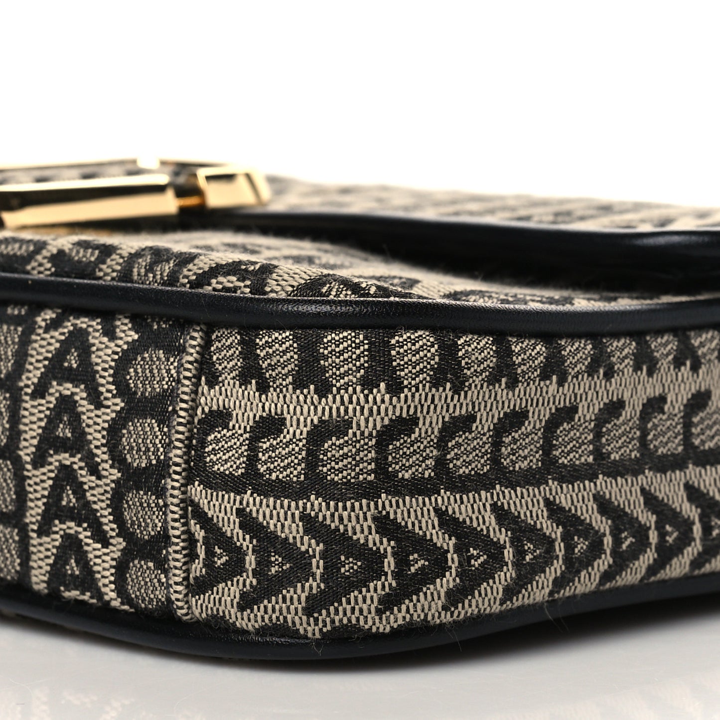 Cotton Jacquard The Monogram J Marc Shoulder Bag Beige Multi