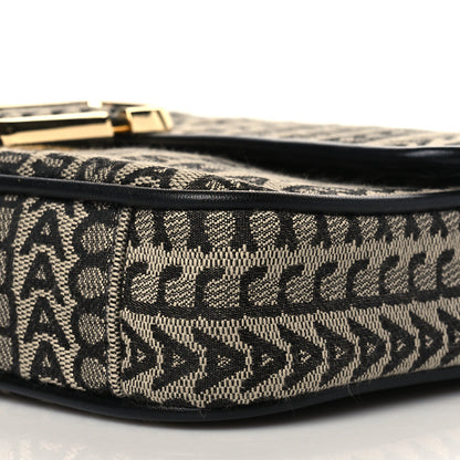 Marc Jacobs Cotton Jacquard The Monogram J Marc Shoulder Bag Beige Multi 10 of 10