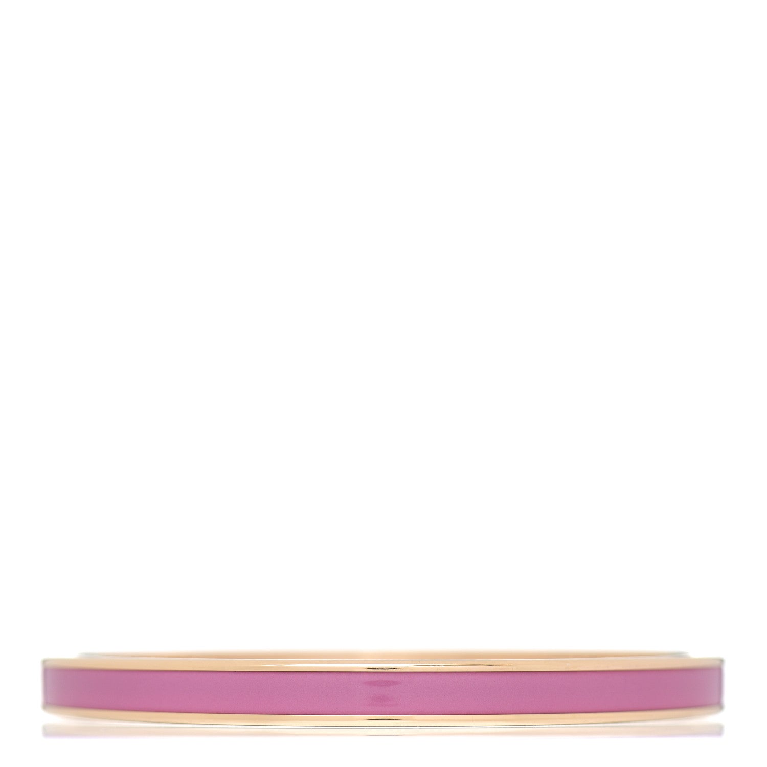 Hermes Enamel Printed Extra Narrow Printed Bracelet 70 Rose Patch 2 of 4