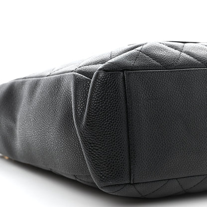 Chanel Caviar Quilted Petit Shopping Tote PST Black 9 of 10