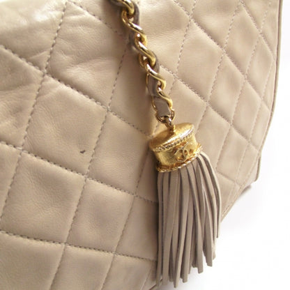 Chanel Vintage Lambskin Tassel Flap Bag 7 of 10