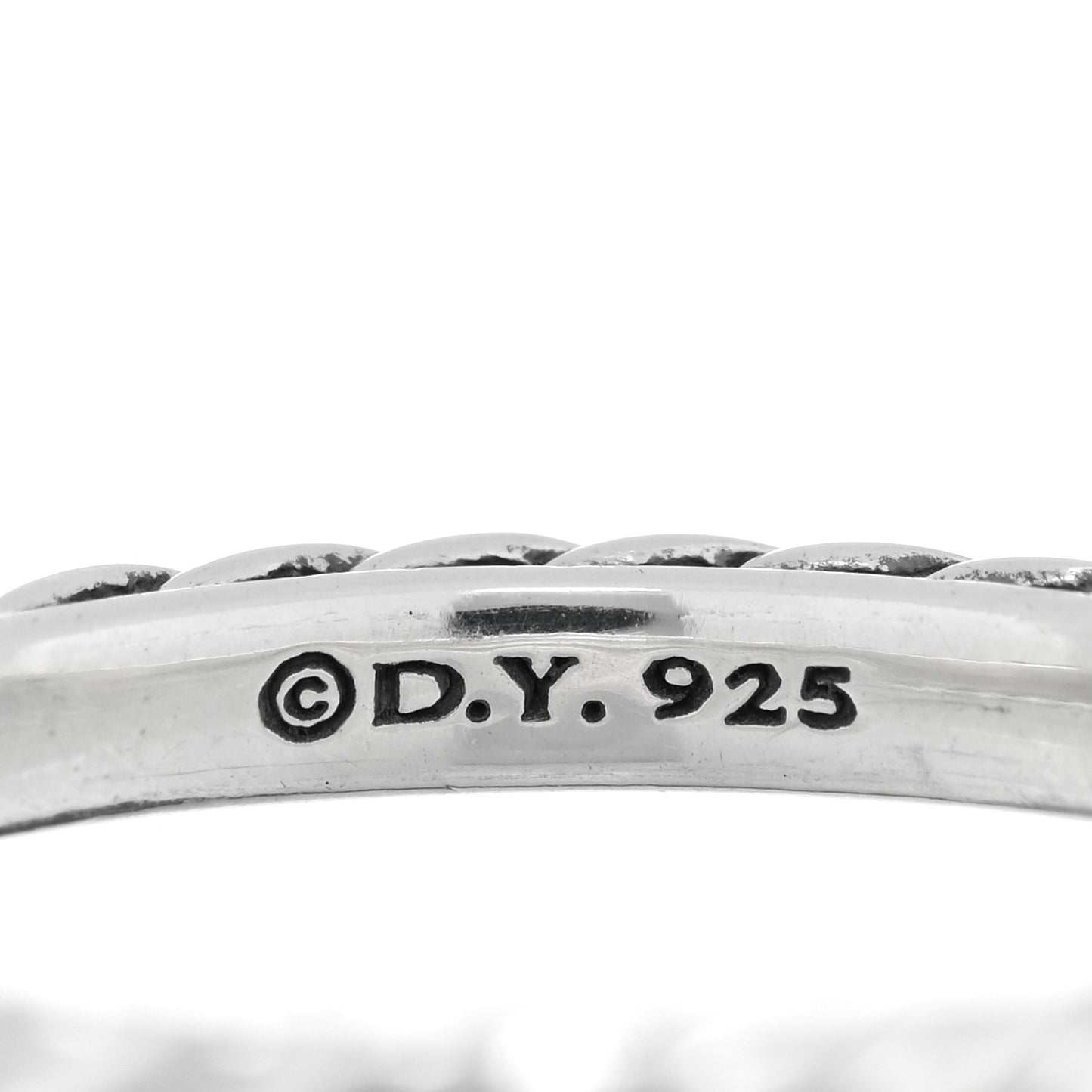 Sterling Silver Cable Classics Band Ring 54 6.75