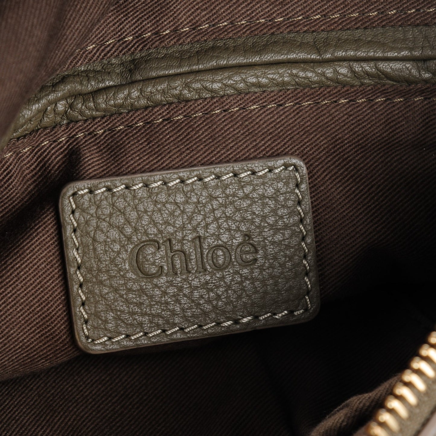 Calfskin Medium Marcie Satchel Baobab Green