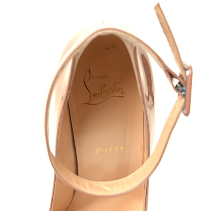 Christian Louboutin Patent Soval 85 Pumps 39.5 Nude 7 of 7