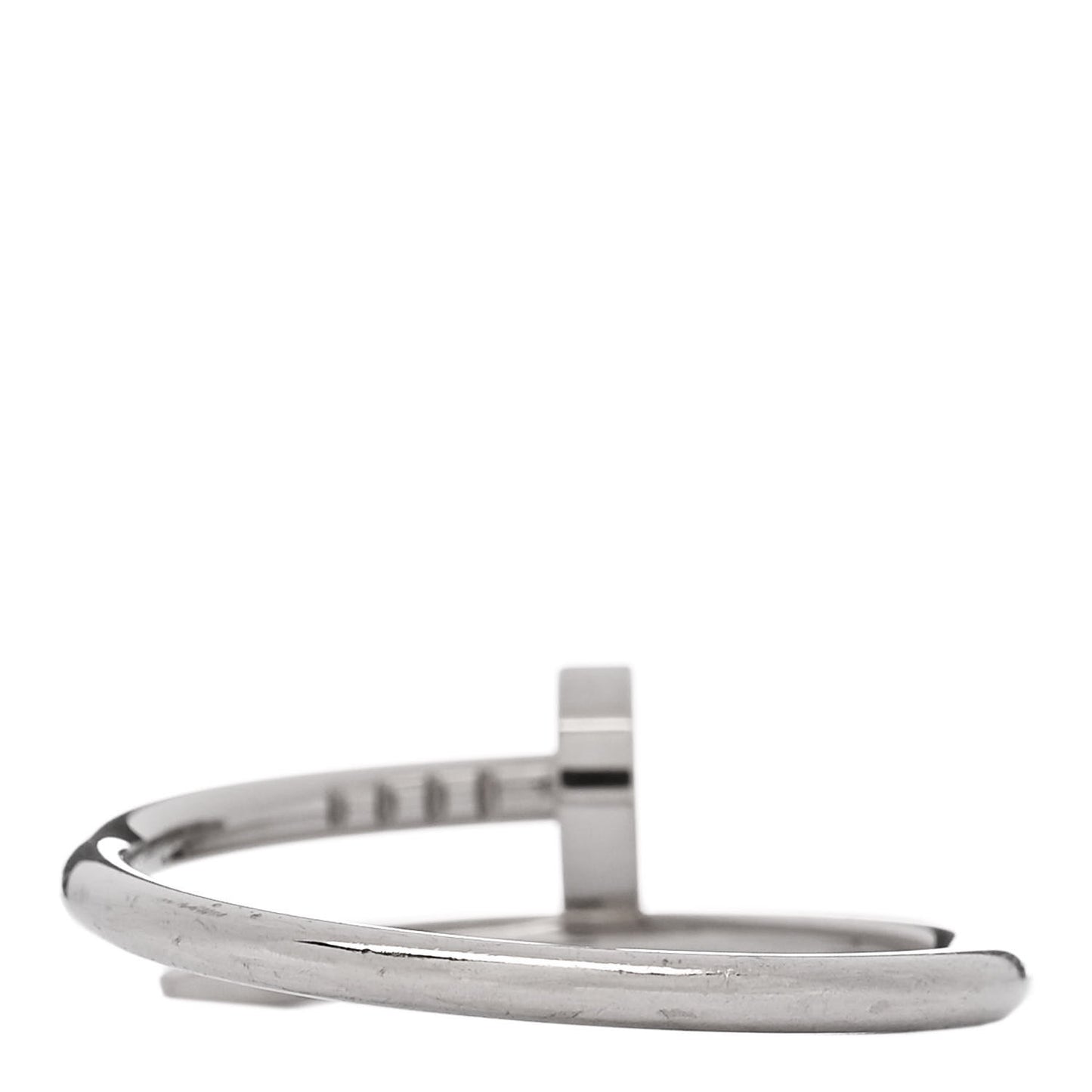 18K White Gold Small Juste Un Clou Ring 58 8.25