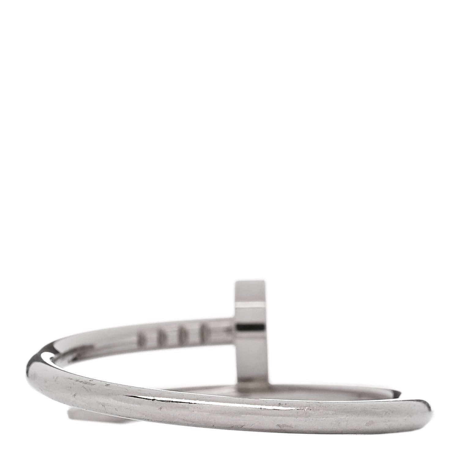 Cartier 18K White Gold Small Juste Un Clou Ring 58 8.25 3 of 6